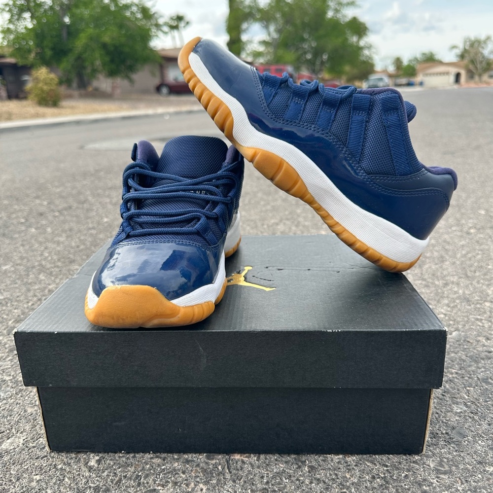Navy Blue Jordan 11s